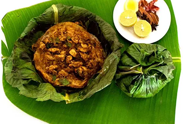 chicken leaf Parotta